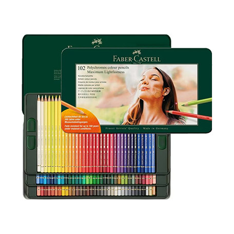 Kredki rysunkowe Polychromos, Faber-Castell, 102 kolory