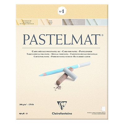 Pastelmat light tones, blok do pasteli Clairefontaine, 24/30 cm