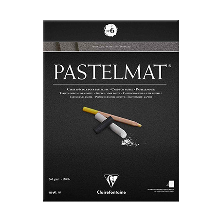 Pastelmat anthratice blok clairefontaine