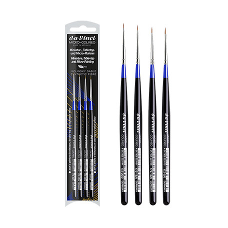 Zestaw pędzli da Vinci Micro-Colineo, 4 sztuki