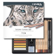 Zestaw rysunkowy Brown Tones Set Lyra, 25 elem.