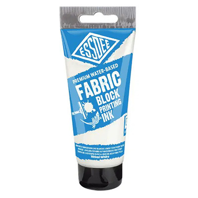 Fabric Printing Ink White, tusz do linorytu na tkaninach Essdee 150 ml