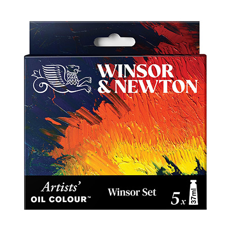 Winsor Set, zestaw farb olejnych Artists' W&N, 5 x 37 ml