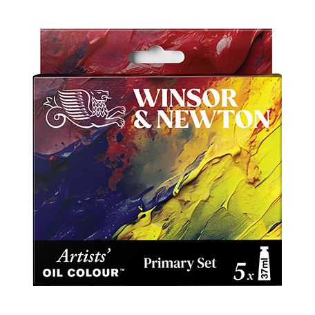 Primary Set, zestaw farb olejnych Artists' W&N, 5 x 37 ml
