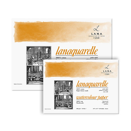 Blok do akwareli Lanaquarelle HP, 300g/m², 20 ark. 31 x 41 cm