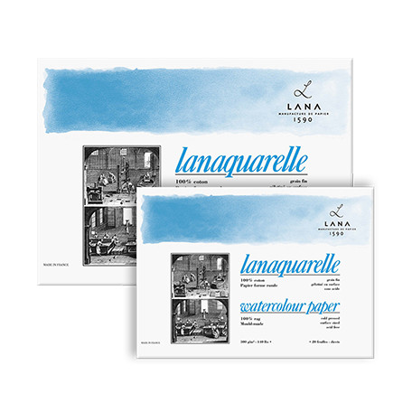 Blok do akwareli Lanaquarelle CP, 300g/m², 20 ark. 36 x 51 cm
