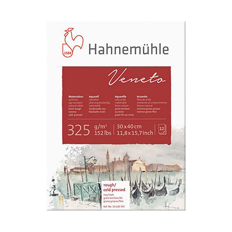 Blok akwarelowy Veneto Hahnemuhle 30 x 40 cm, 325 g/m²