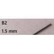 Tektura introligatorska szara 1.5 mm B2, 10 arkuszy