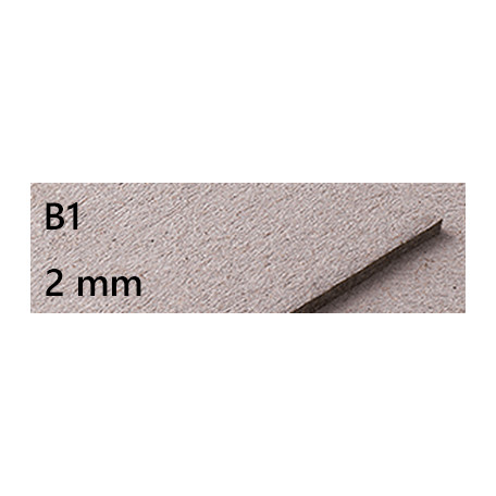 Tektura introligatorska szara 2 mm B1, 10 arkuszy