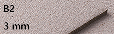 Tektura introligatorska szara 3 mm B2, 10 arkuszy