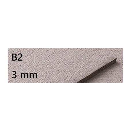 Tektura introligatorska szara 3 mm B2, 10 arkuszy