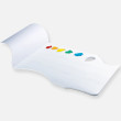 White Pad Hand Held, paleta malarska papierowa 50 ark.