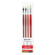 Marfil, zestaw pędzli syntetycznych Escoda, 4 sztuki