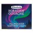 Northern Lights, Gouache Horadam Schmincke, 5 x 5 ml