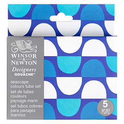 Seascape, zestaw farb Designers Gouache W&N, 5 x 14 ml