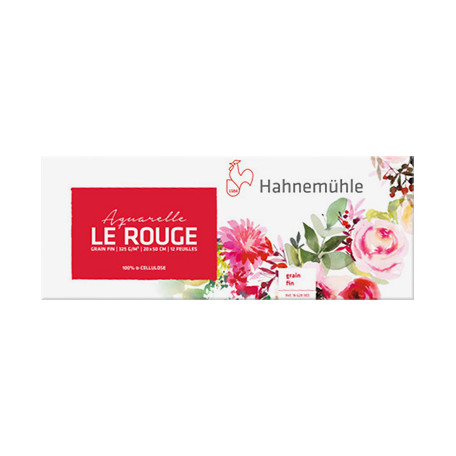 Blok do akwareli Le Rouge CP Hahnemuhle, 12 ark. 20 x 50 cm