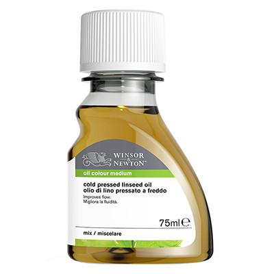 Olej lniany tłoczony na zimno, Winsor&Newton, 75ml