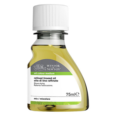 Olej lniany rafinowany, Winsor&Newton, 75 ml