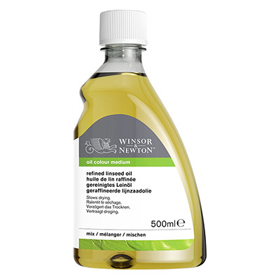 Olej lniany rafinowany, Winsor&Newton, 500ml