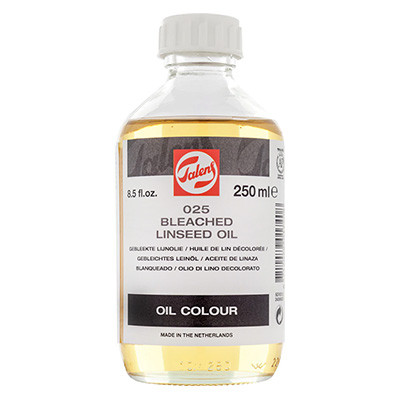 025 Olej lniany bielony Talens, 250 ml