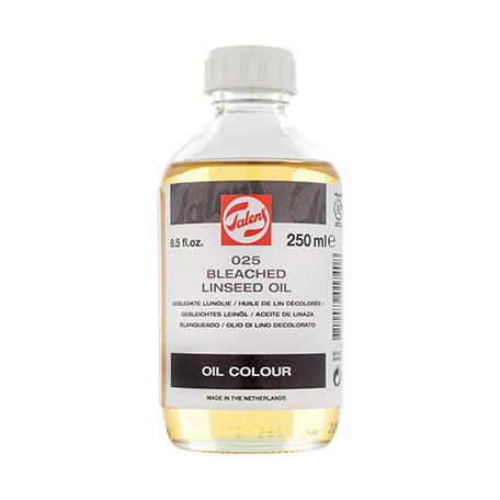 025 Olej lniany bielony Talens, 250 ml
