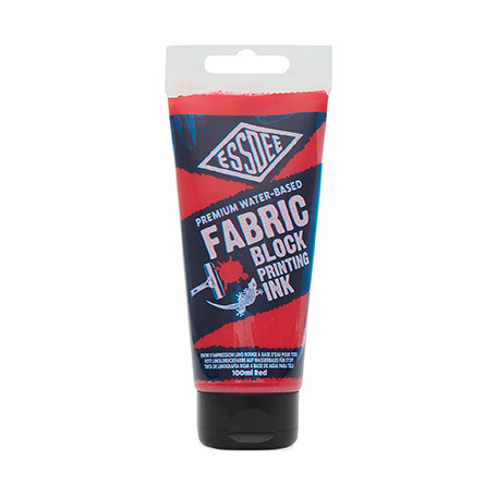 Fabric Printing Ink Red, tusz do linorytu na tkaninach Essdee 150 ml