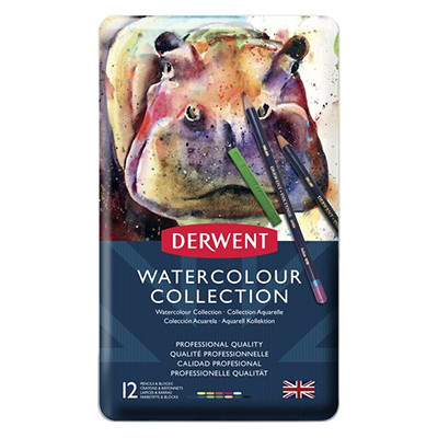 Zestaw Watercolour Collection Derwent, 12 elementów