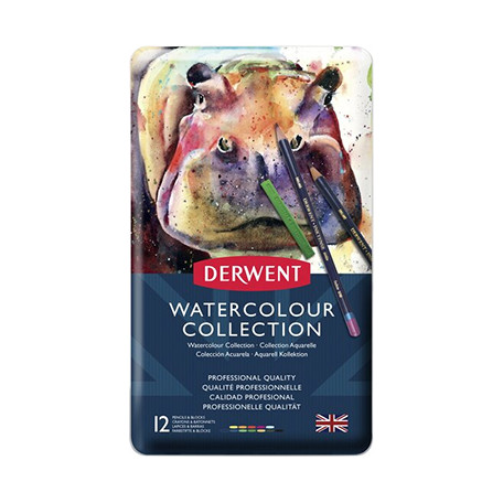 Zestaw Watercolour Collection Derwent, 12 elementów