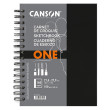 Blok na spirali Canson ONE 80 ark. 100 g/m2, 21.6 x 27.9 cm