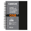 Blok na spirali Canson ONE 80 ark. 100 g/m2, 21.6 x 27.9 cm