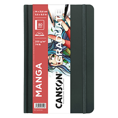 Szkicownik Canson Graduate Manga A5, 200 g/m2, 40 ark.