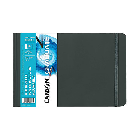 Szkicownik Canson Graduate Watercolour A5, 250 g/m², 28 ark.