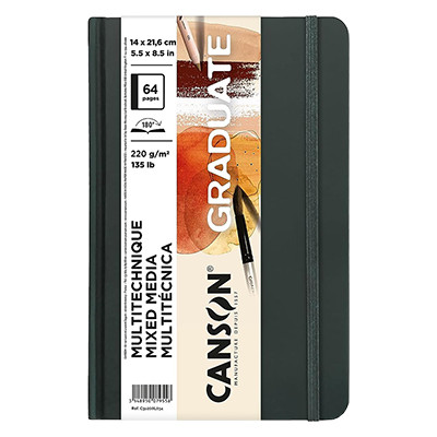 Szkicownik Canson Graduate Natural A5, 220 g, 32 ark.