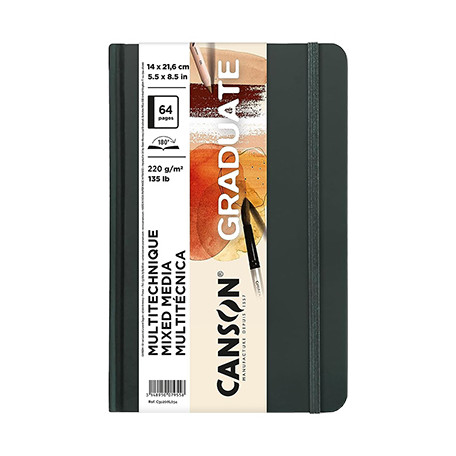 Szkicownik Canson Graduate Natural A5, 220 g, 32 ark.