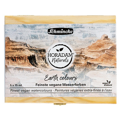 Earth Colours, zestaw akwareli Horadam Naturals Schmincke, 5 x 15 ml