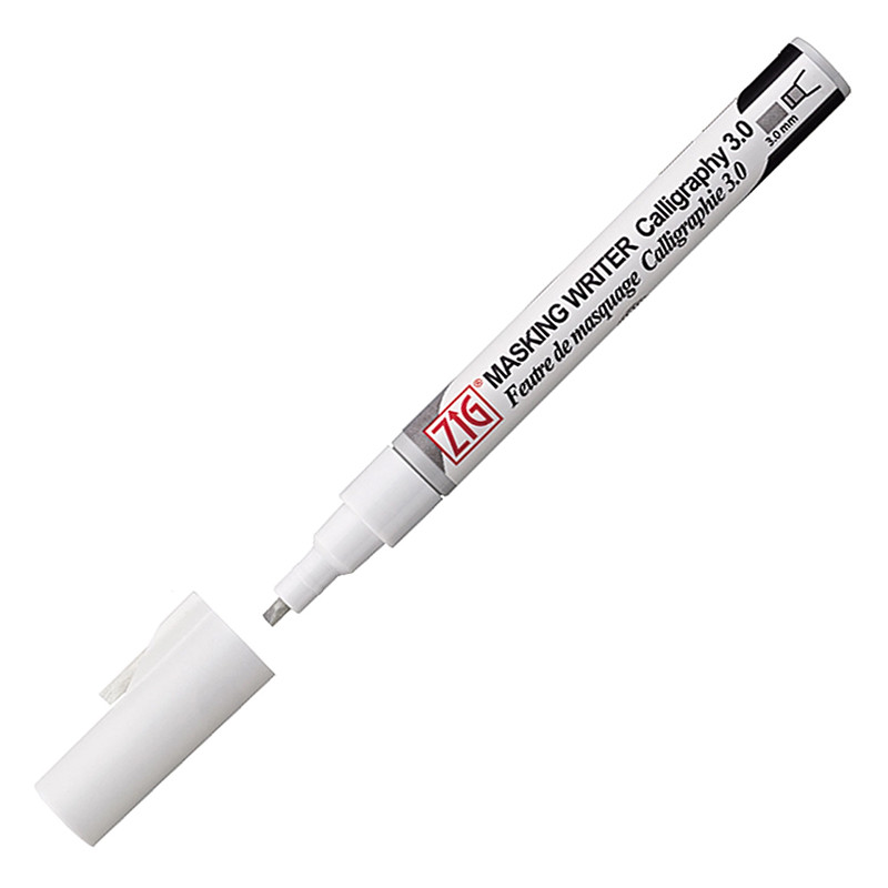 Masking Writer 3.0 mm, pisak z płynem maskującym Kuretake