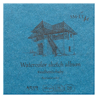 Blok do akwareli SMLT 9 x 9 cm, 280 g