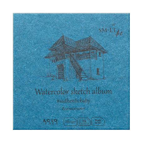 Blok do akwareli SMLT 9 x 9 cm, 280 g