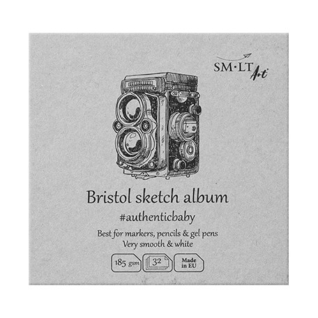 Bristol blok szyty SMLT 9 x 9 cm, 185 g