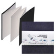 Leporello blok do akwareli SMLT 14 x 14 cm, 100% bawełna