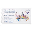 Blok na spirali Watercolour Travel Artbook SMLT, 25 ark. 28 x 15 cm