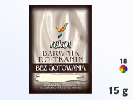 Barwniki do tkanin Rekol Barwniki bez gotowania