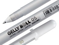 Pisaki i markery Gelly Roll White Sakura
