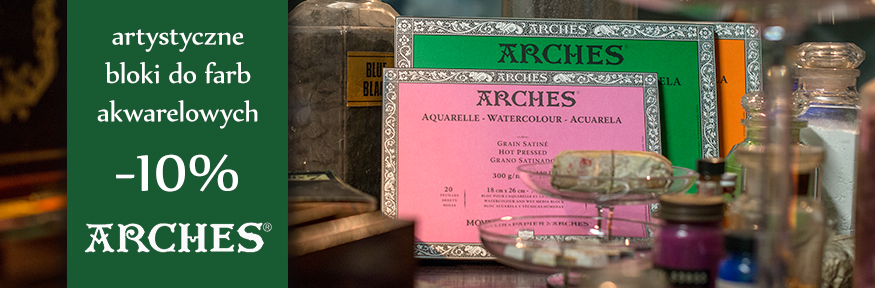 bloki akwarelowe arches rabat 10%