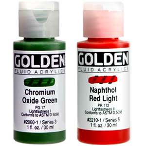 golden fluid acrylic paint