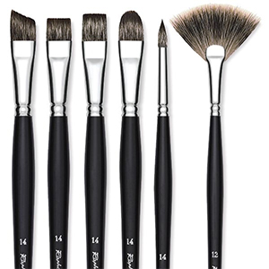 Raphael Kevrin+ pędzle syntetyczne do farb akrylowych i olejnych