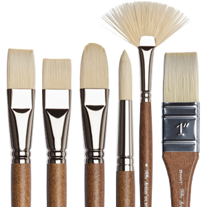 artists oil synthetic hog wn