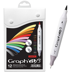 Pisaki pędzelkowe Graphit Brush